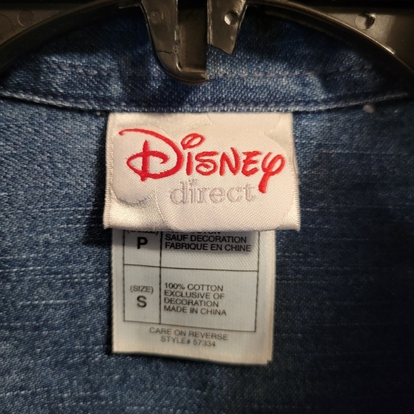 Vintage Disney Holiday Minnie & Mickey Christmas Embroidered Long Sleeve Top - Picture 5 of 7